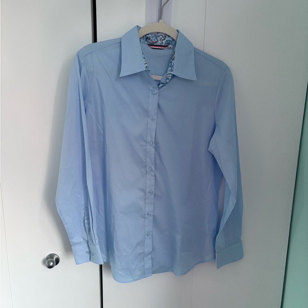 Light Blue women's Dress Shirt - Classic Collar